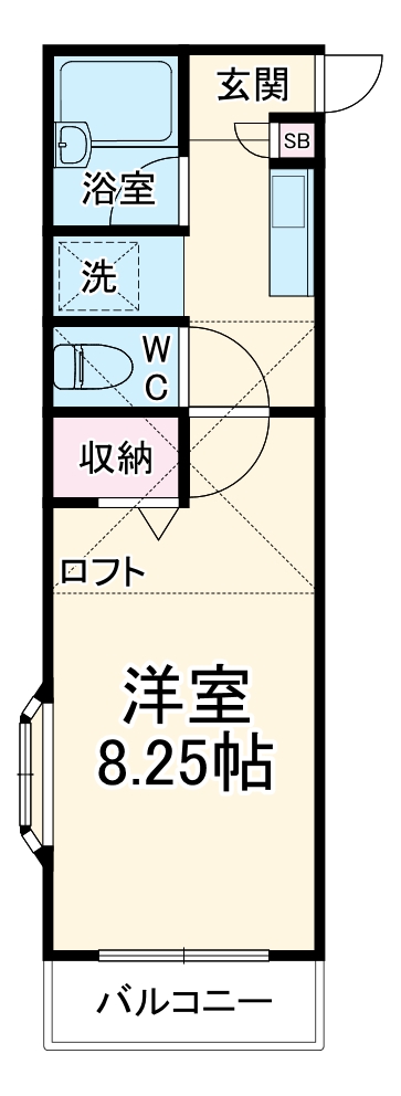 コーポアトラスⅠの間取り