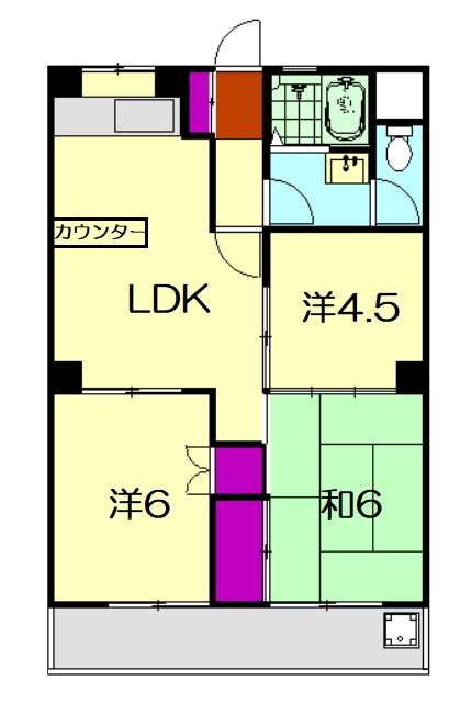 メゾン萩原の間取り