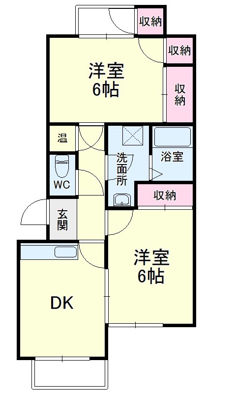ライトアップ萩丘2番館の間取り
