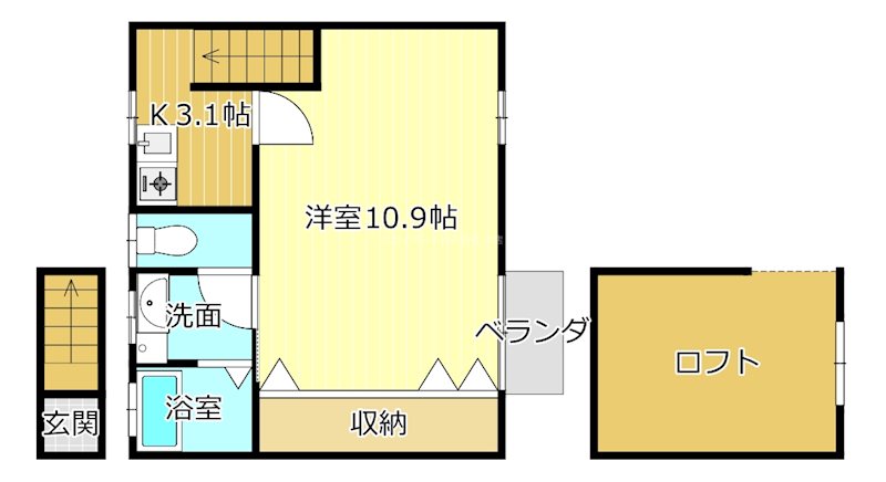 ウェルネス高丘の間取り