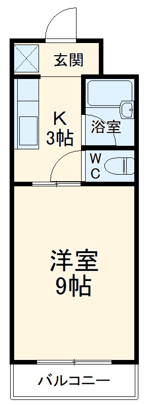 ハイツ天龍Ⅱの間取り
