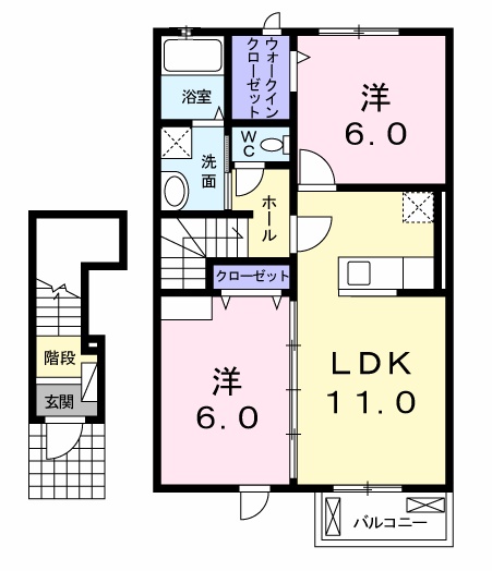ポラリスⅢの間取り