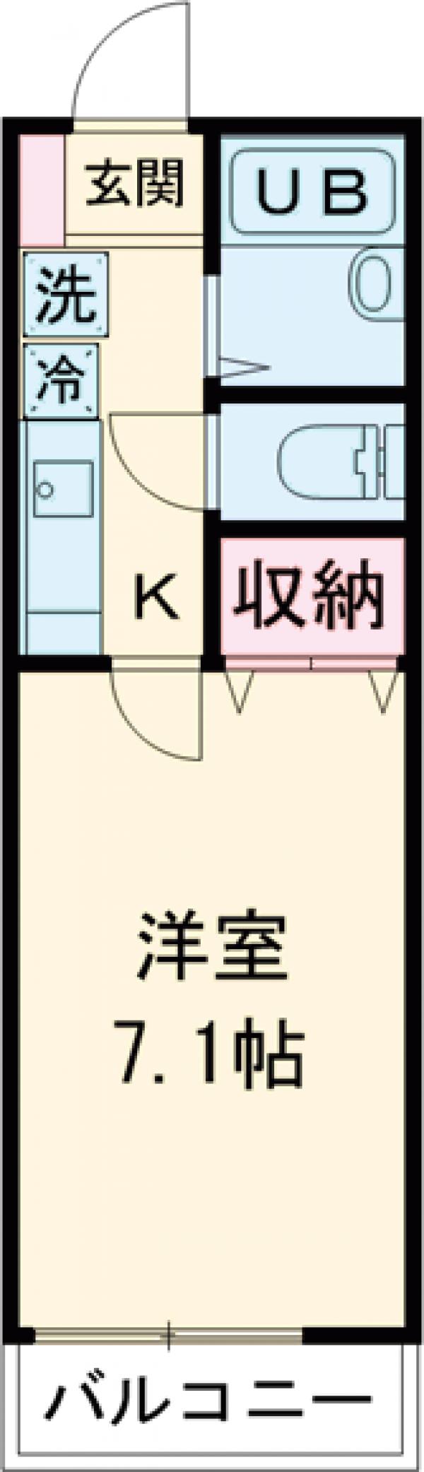 グランドール北上野の間取り