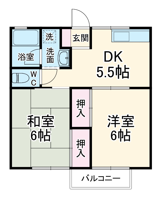 遠藤ハイツの間取り