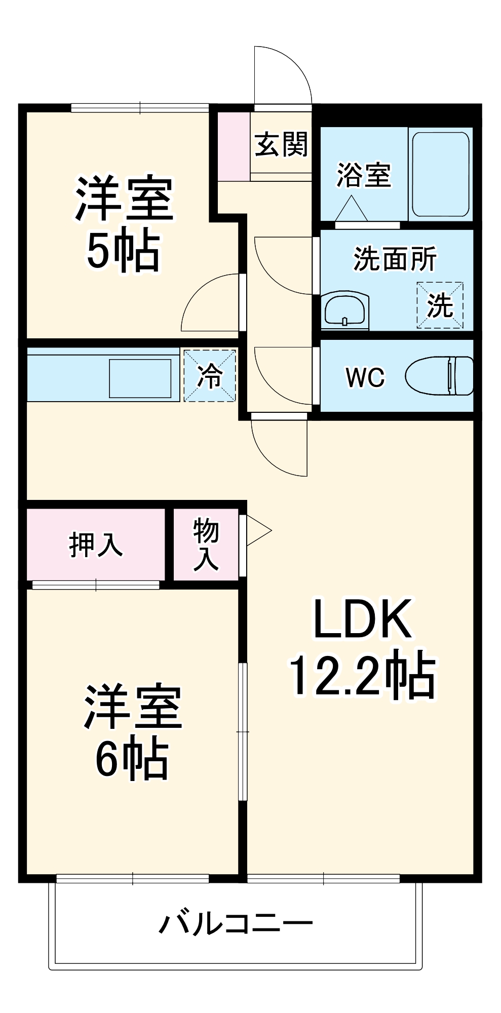 ビラージュAの間取り