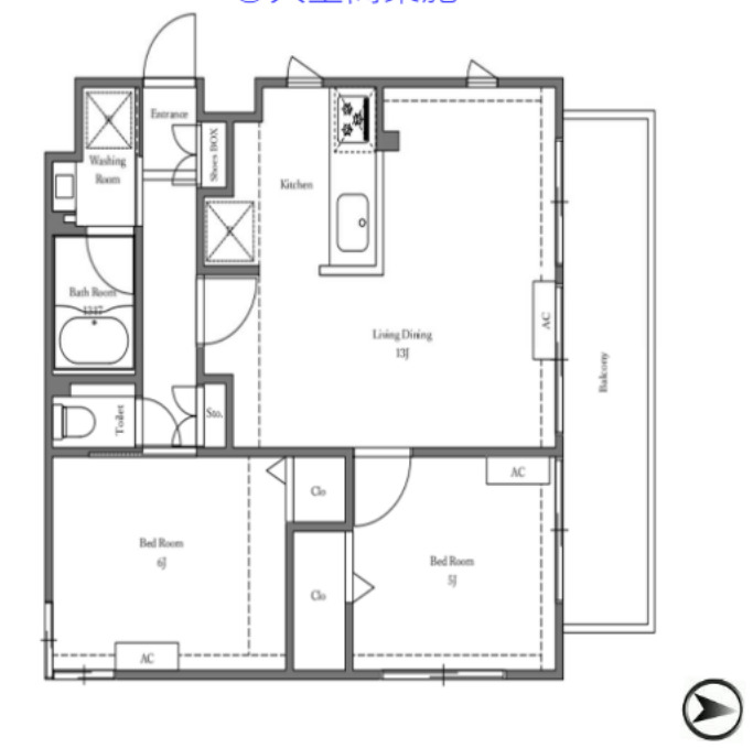 プロスペクト川崎の間取り