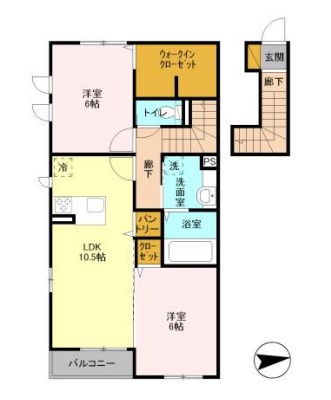 ベルーザ東船橋の間取り