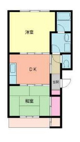 亀屋マンションの間取り