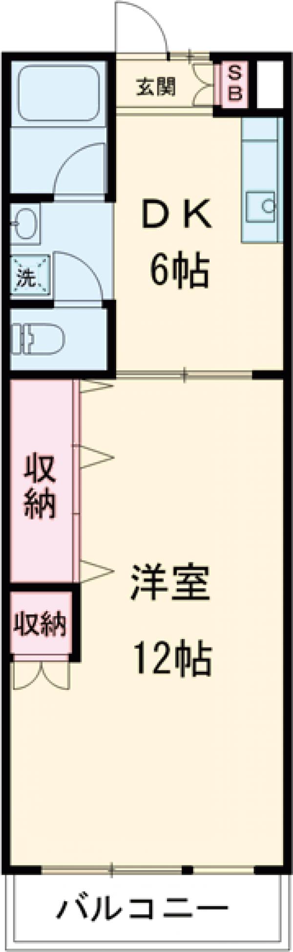 吉田ハイツの間取り