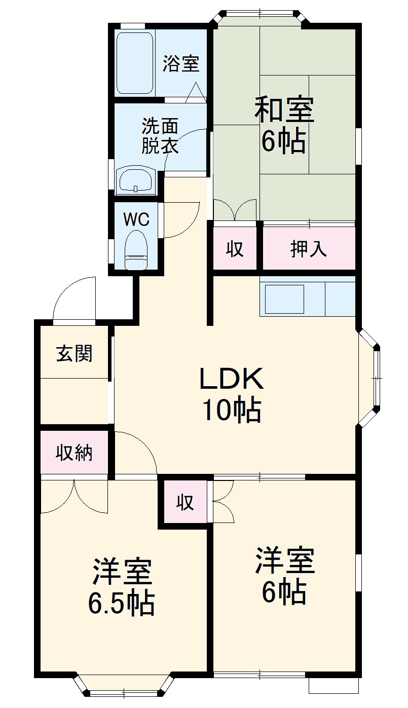 カーサ西貝の間取り