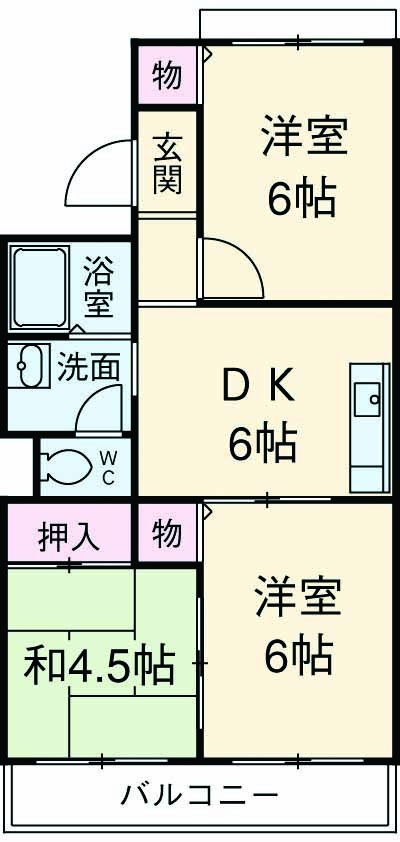 サングレースの間取り