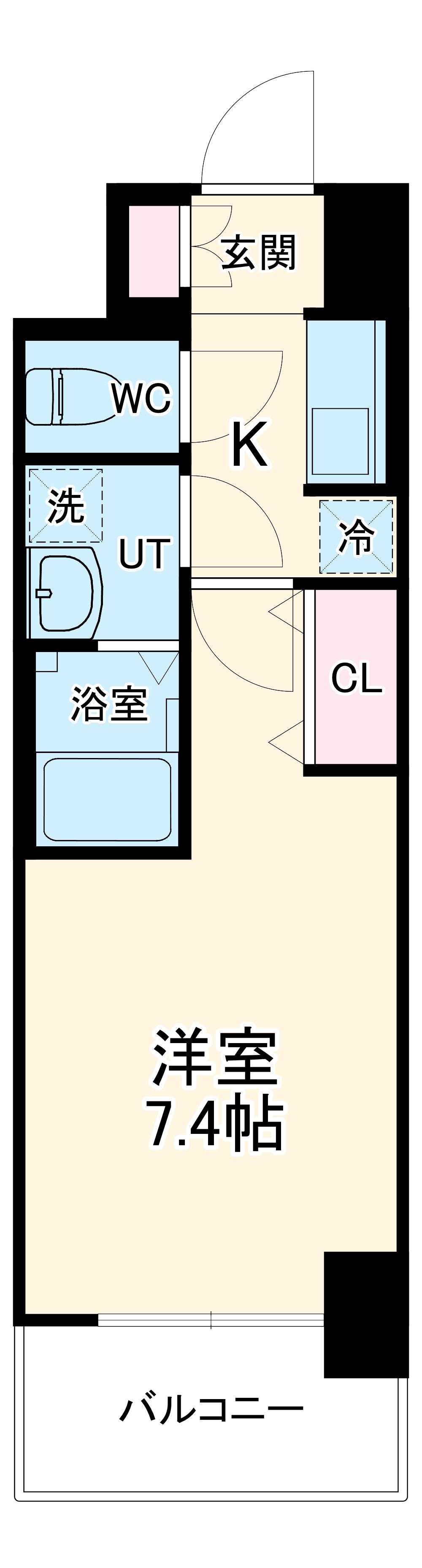 S-RESIDENCE浄心の間取り