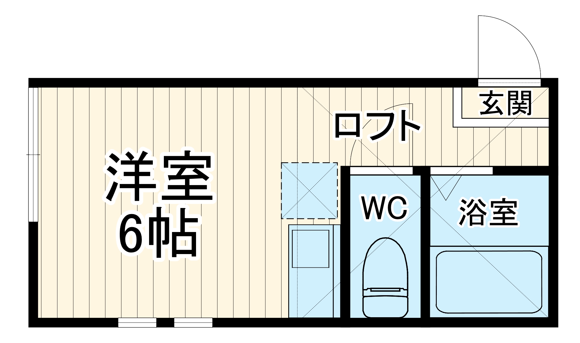 ユナイト六浦フェルメールの瞳の間取り