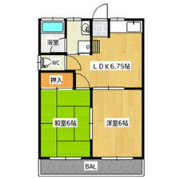 すずきハイツの間取り