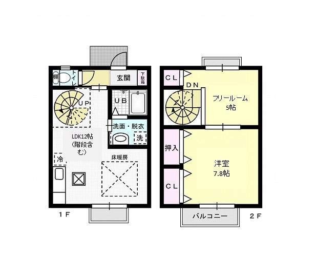 グラシアAの間取り