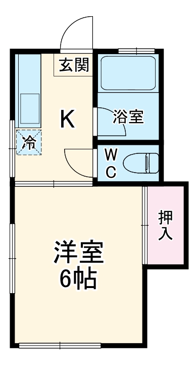 ルミエールA棟の間取り