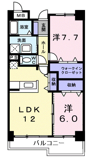 セントラルヴィレッジの間取り