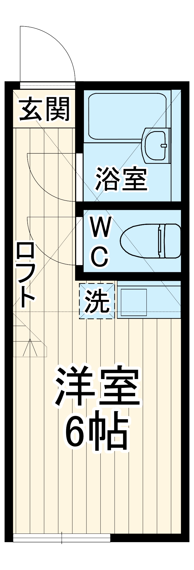 ユナイト上大岡マークエスターの間取り