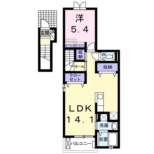 カレントⅢの間取り