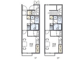レオパレスHOPE28の間取り