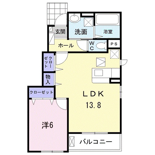 ニューシャルムの間取り
