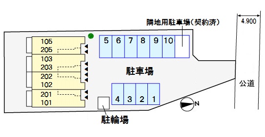 15/22 駐車場