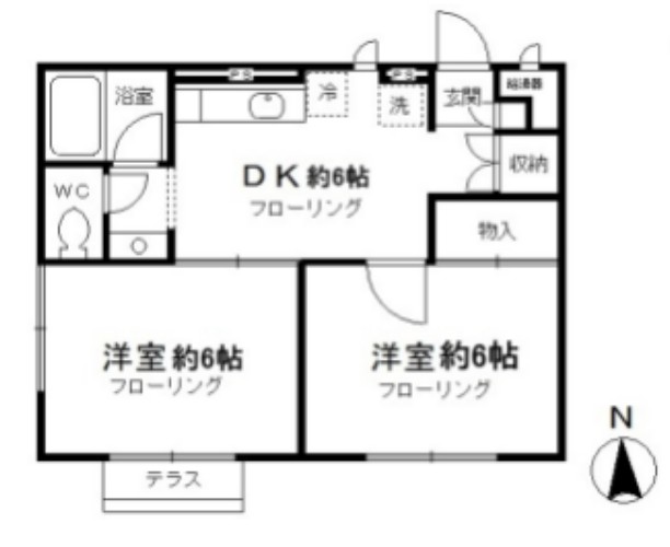 ラフィーネ西国分寺の間取り
