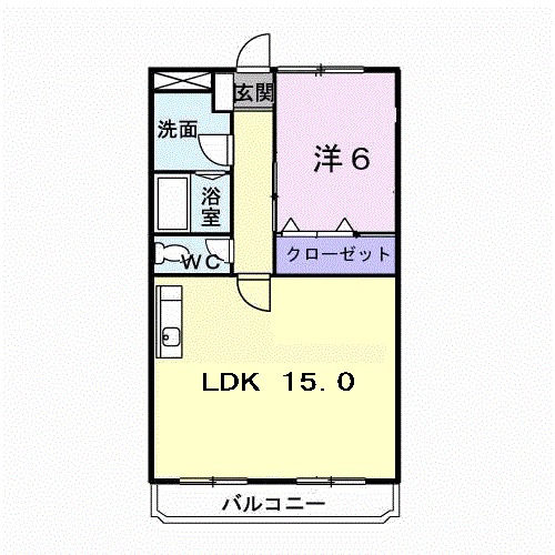 ロジュマン緑ケ丘の間取り