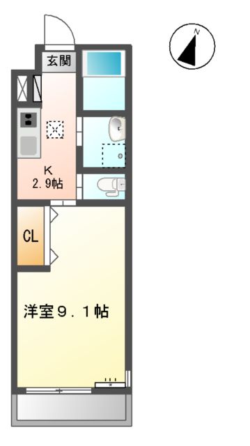 カサ アスールの間取り