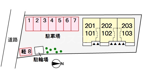 2/12 駐車場