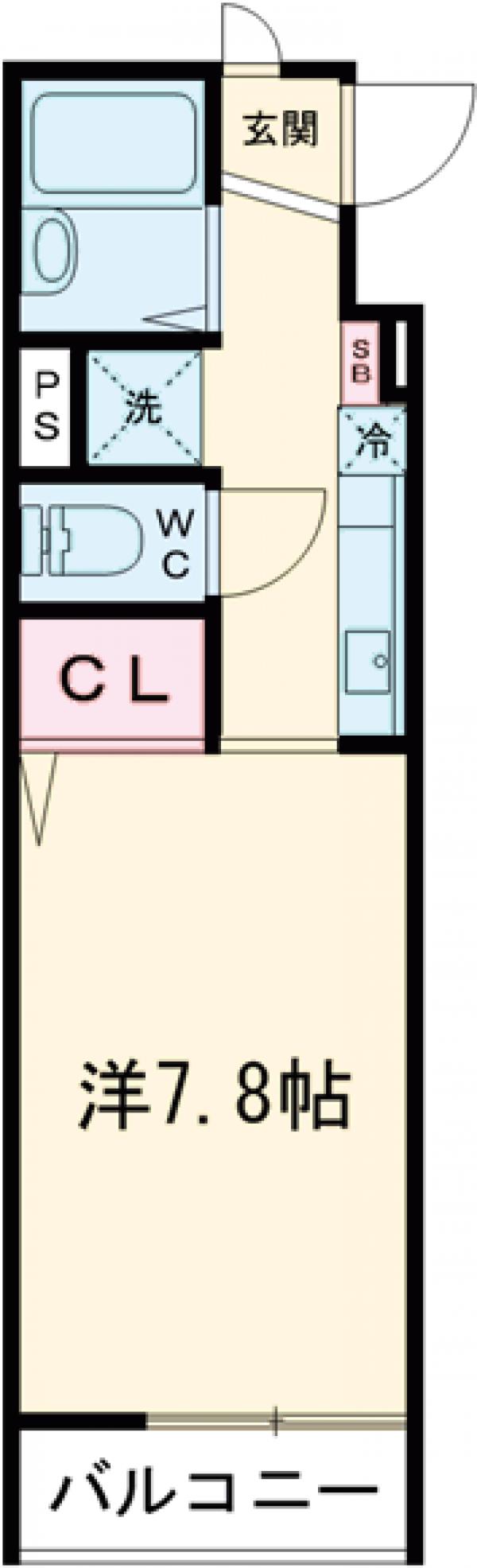 カーサホワイトの間取り