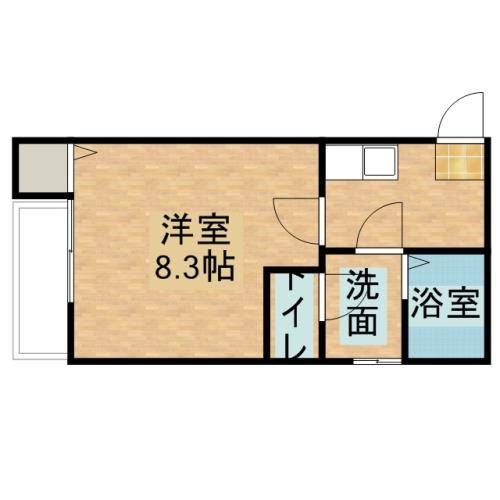 クレフラスト鴨江の間取り