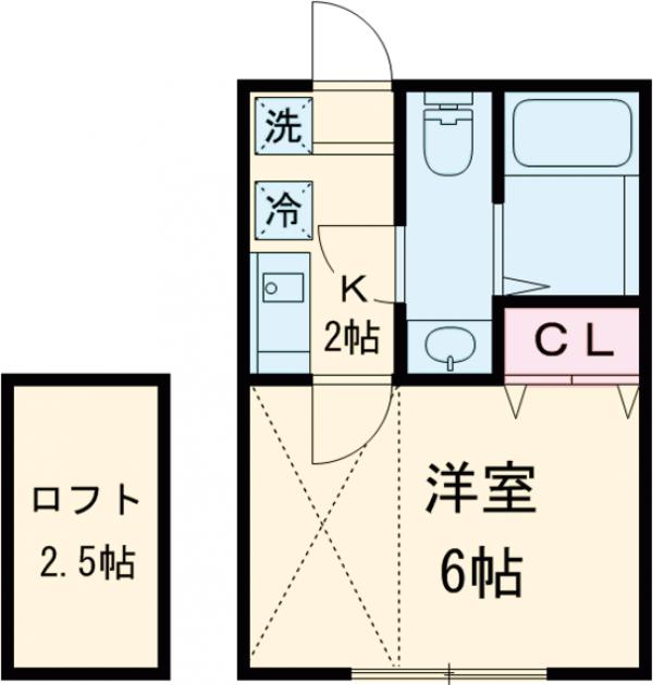 プレジールの間取り