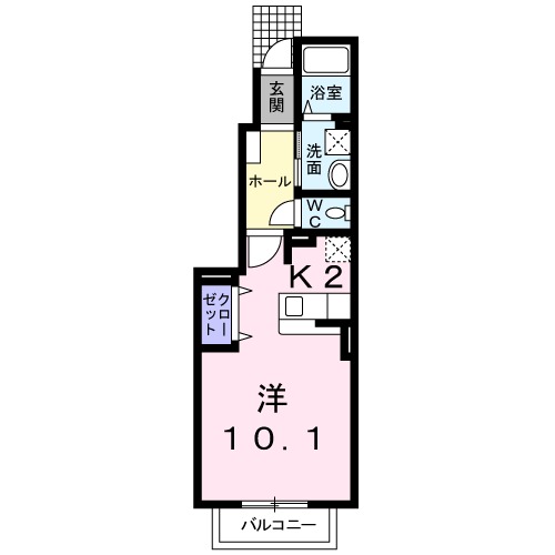 メゾンド ジュンの間取り