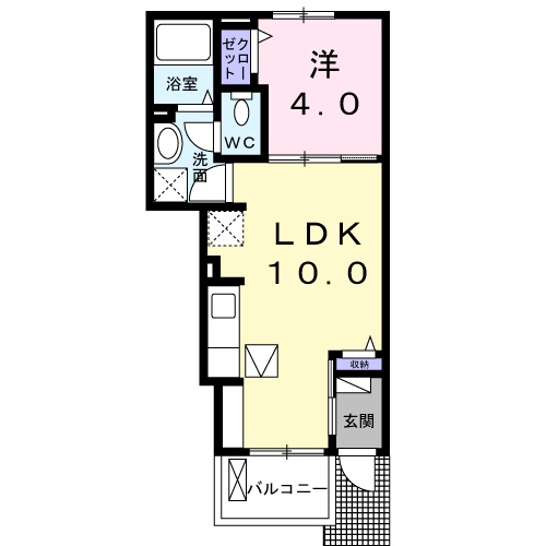 Tiffany 1stの間取り