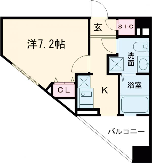 パークキューブ四谷三丁目の間取り