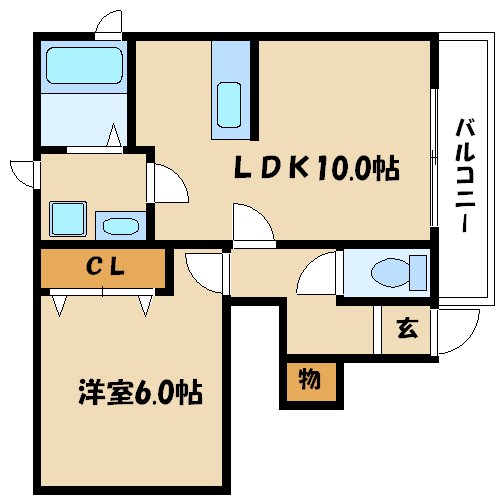 グランフィオーレの間取り