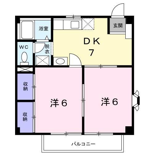 レーベンハイムの間取り