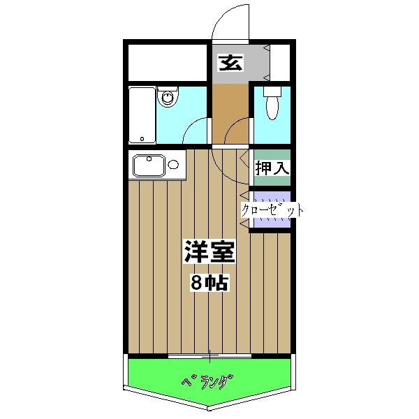ランブラス桂東の間取り