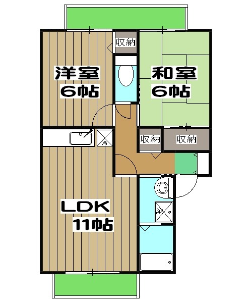 フィオーレ桂の間取り