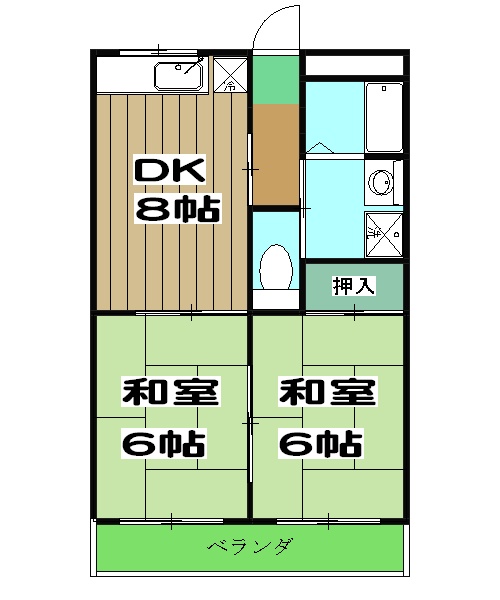 フレグランス松尾の間取り