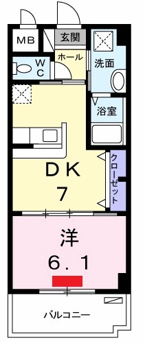 ヴィラ・マンハッタンの間取り