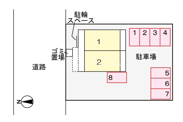 3/8 駐車場