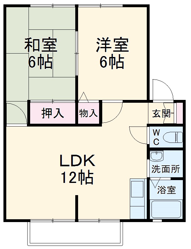 ユアハイツの間取り
