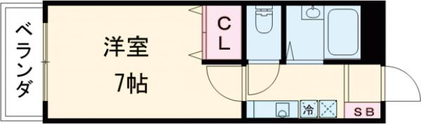 ヴィルヌーブの間取り