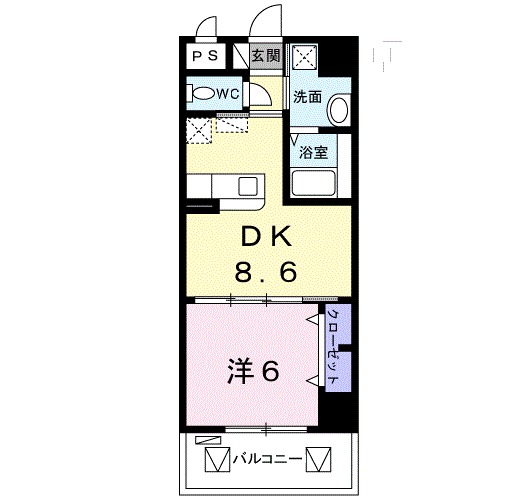 コーラルストーン泊の間取り
