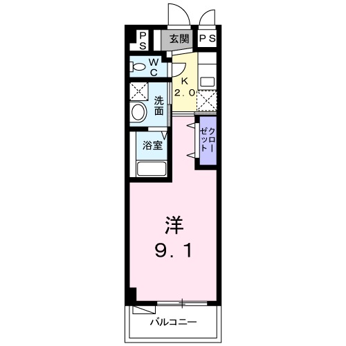 大政アパートの間取り