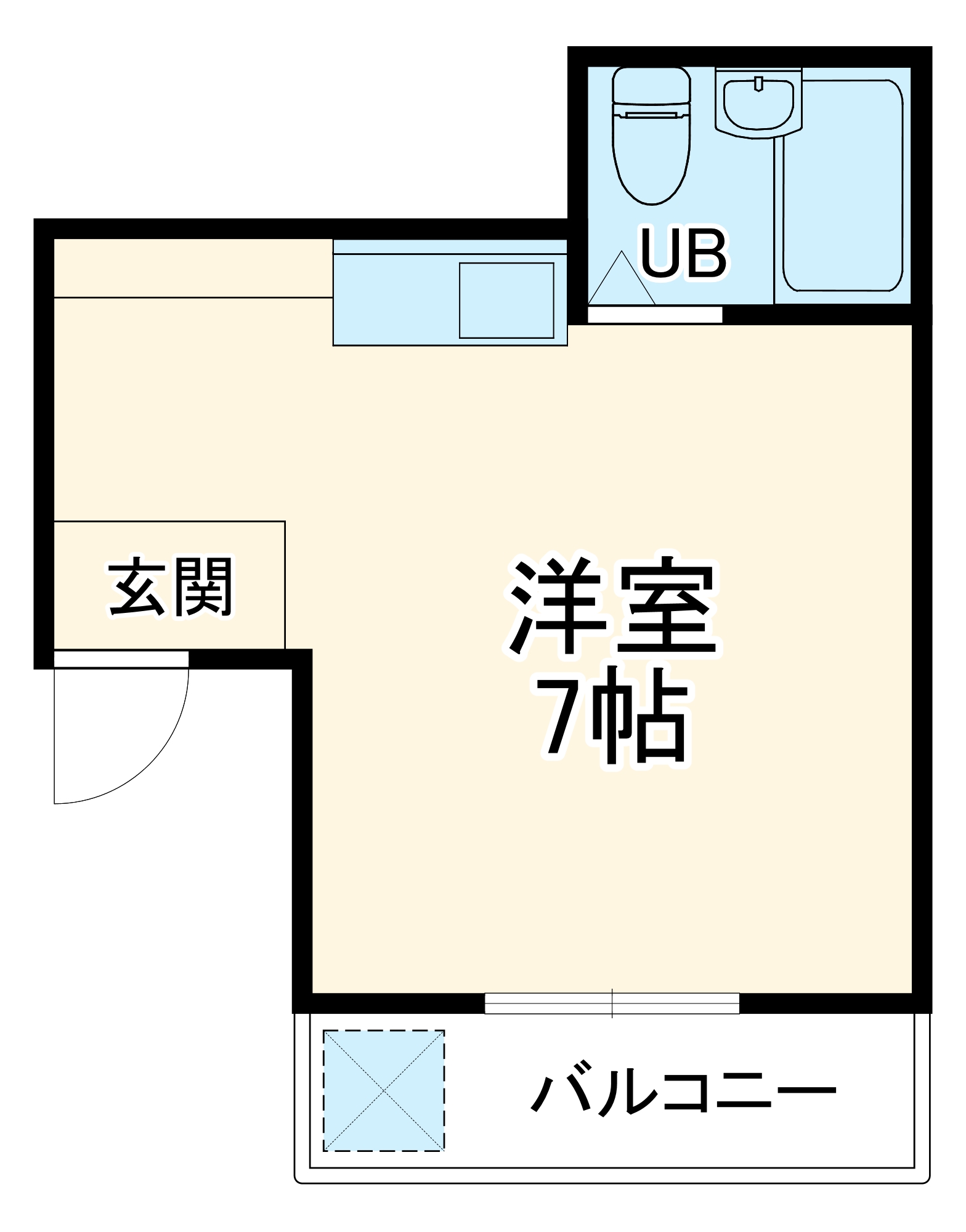 カプチーノ川島の間取り