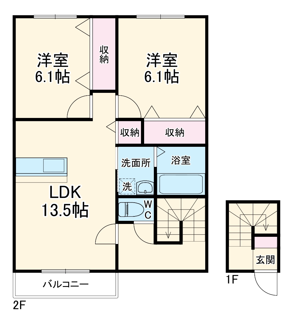 エスポーアメゾンの間取り