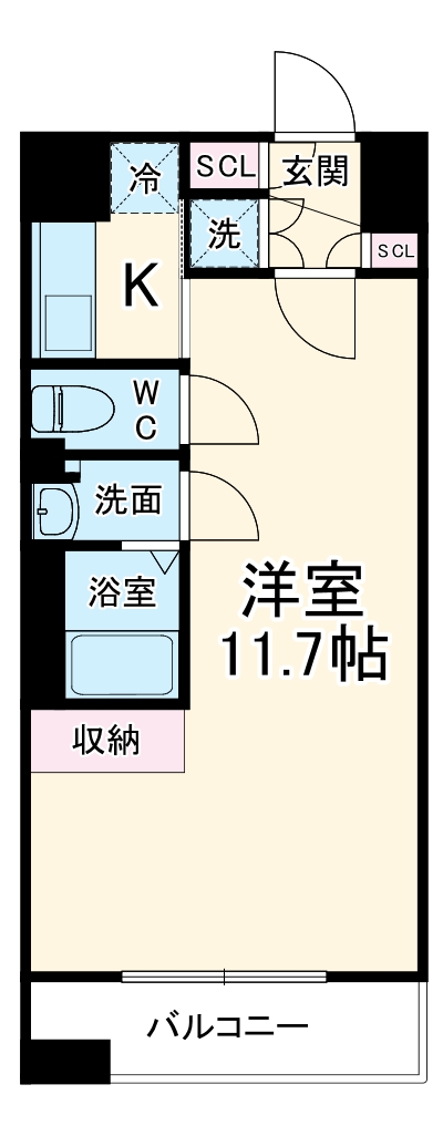 アクアタウンイーストⅠの間取り